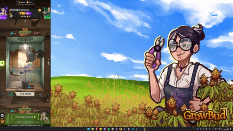 愈專注生長愈快！桌面掛機《GrowBud》模擬經營新作登陸 Steam，結合生產力與植物遺傳學的超狂療癒伴侶