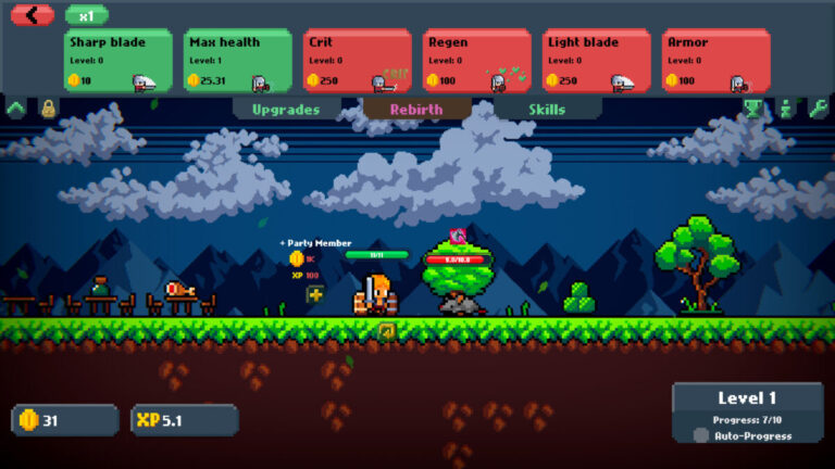 放置遊戲新標竿！Steam 全新增量式放置 RPG《Gridle》正式登場：300+ 知識升級與獨家「桌面模式」讓你邊工作邊練功！