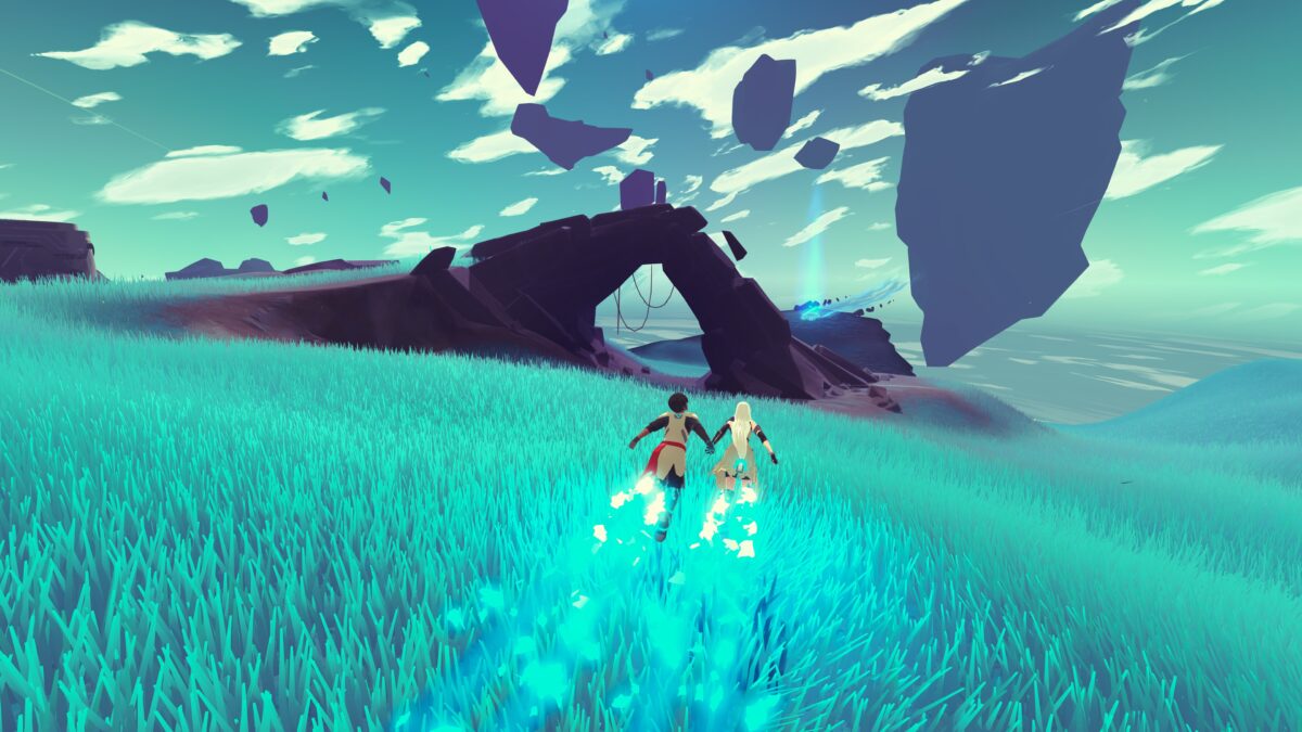 兩位主角在異星球探索