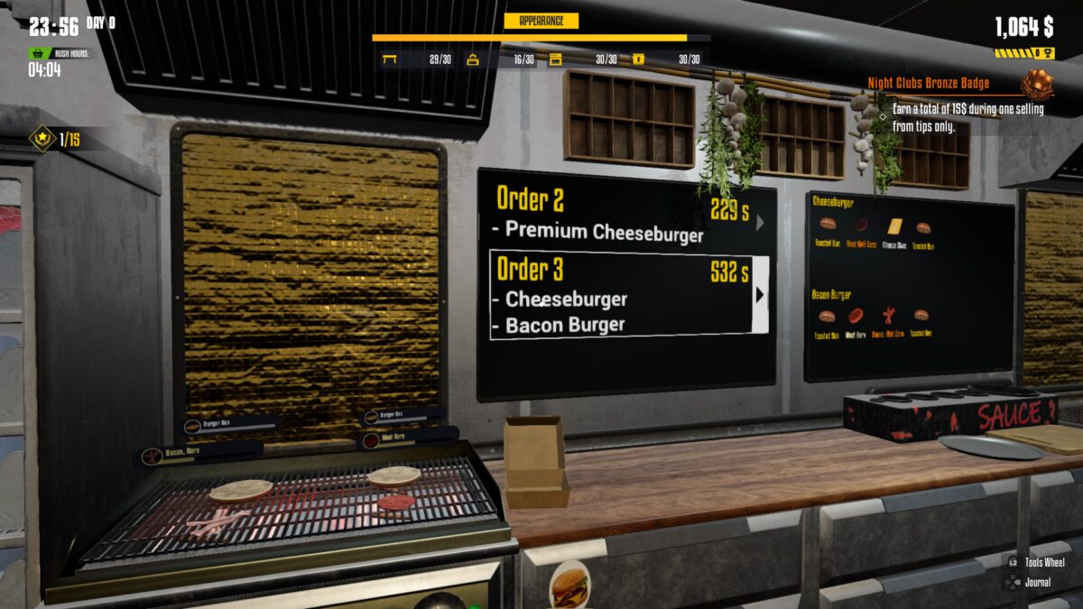 駕駛餐車穿梭在寫實的城市街頭