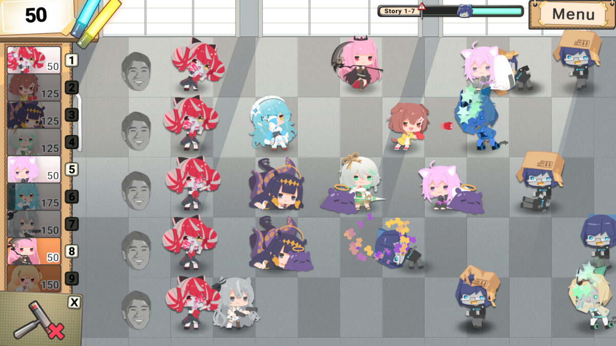 類似植物大戰殭屍！hololive 官方認證塔防策略新作《Holo vs Robo》Steam 極度好評，集結 50 位成員玩偶開戰