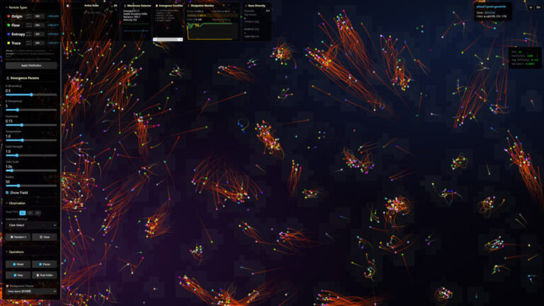 拒絕公式化！絕美沙盒模擬新作《境界：信號》帶你體驗「人工生命」演化的視覺禪意