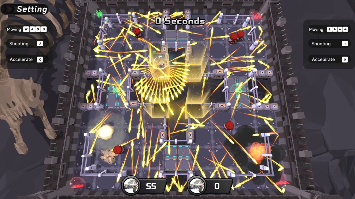 重拾沙發對戰熱血！Steam 雙人分割畫面載具射擊新作《Truck Clash Duel》登場，低配文書機也能爽玩！