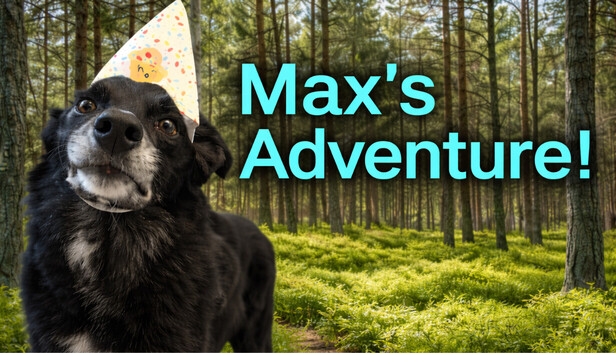 遊戲宣傳圖，呈現出 Max 與他的朋友們一同冒險的概念。