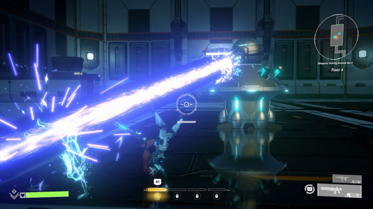 薇洛面對最後大門的背影