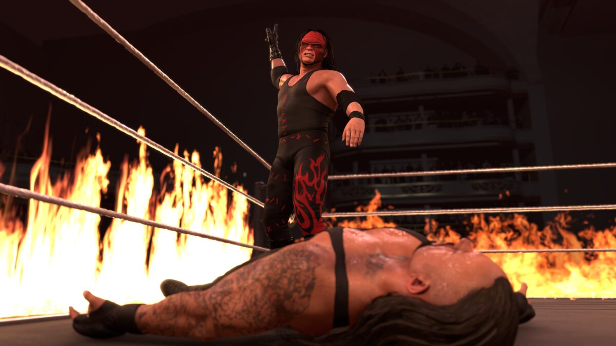 WWE 2K26 擂台動作截圖