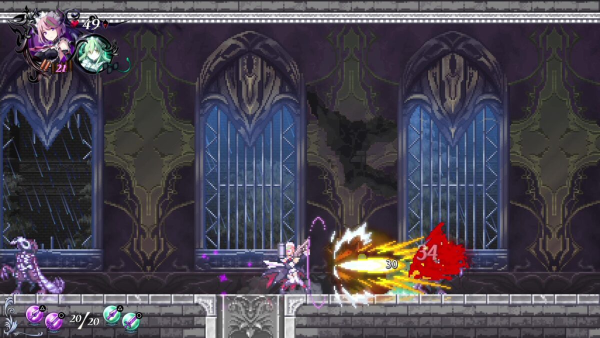 遊戲實機戰鬥畫面