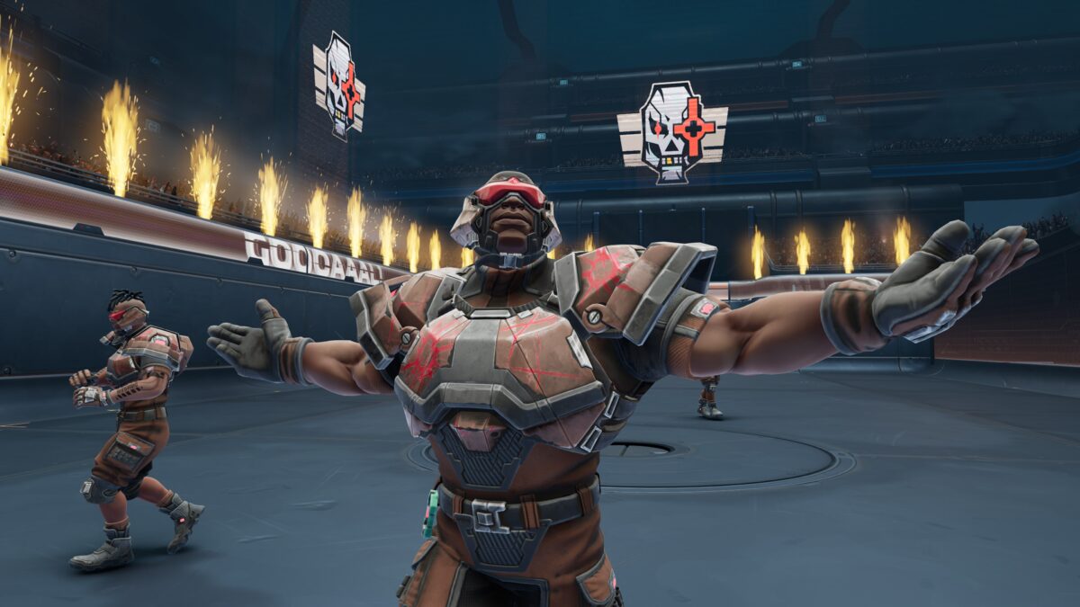 Speedball 賽場俯視圖與光影效果