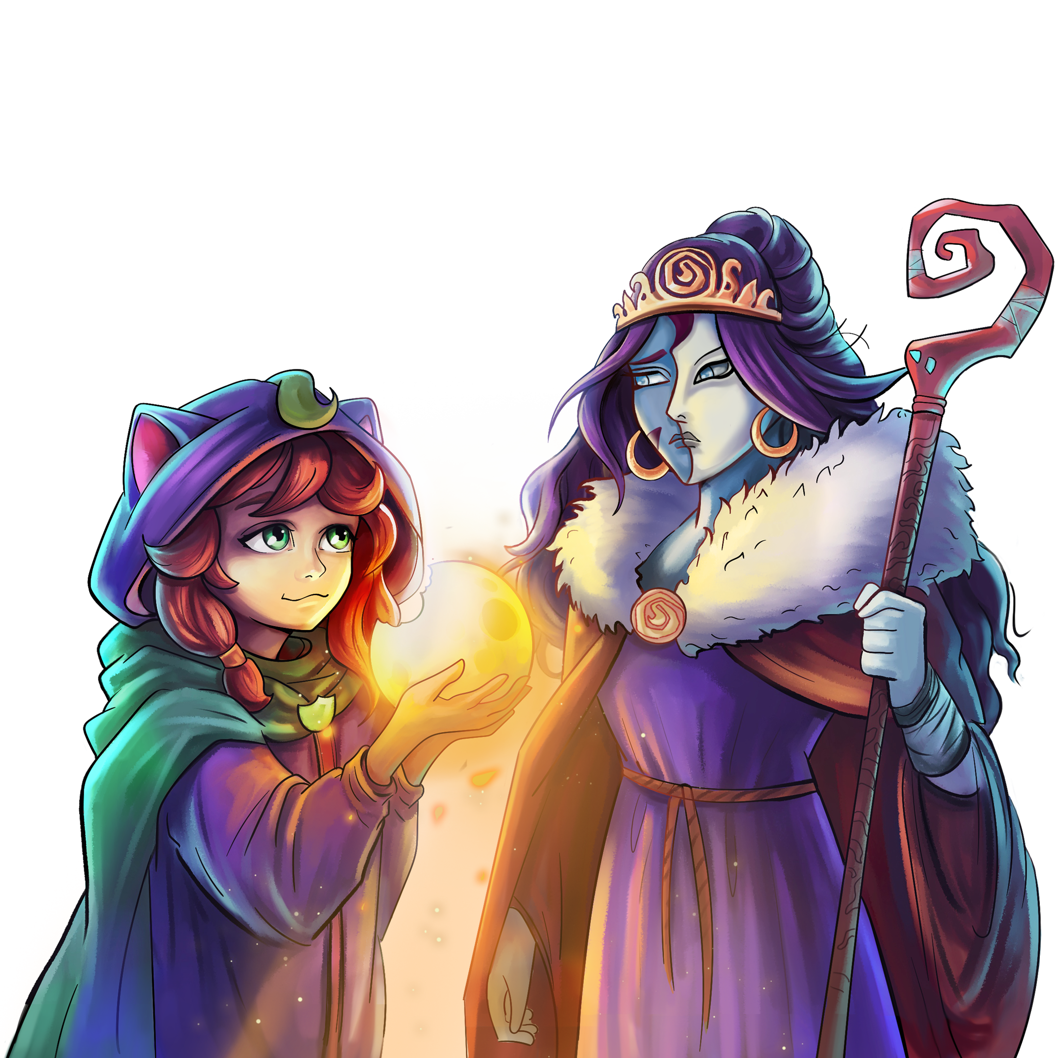 主角索尼婭的人物插畫