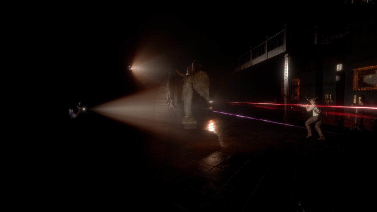 遊戲實機截圖 - 黑暗中的對峙