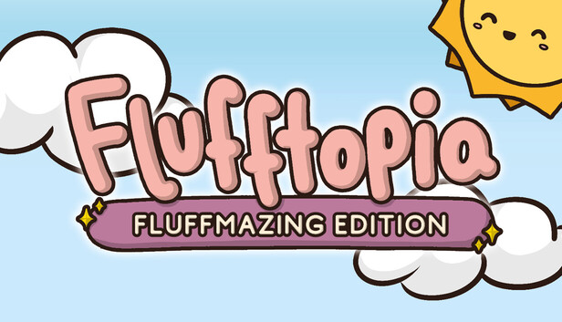 Flufftopia 遊戲宣傳圖，展示可愛的角色風格