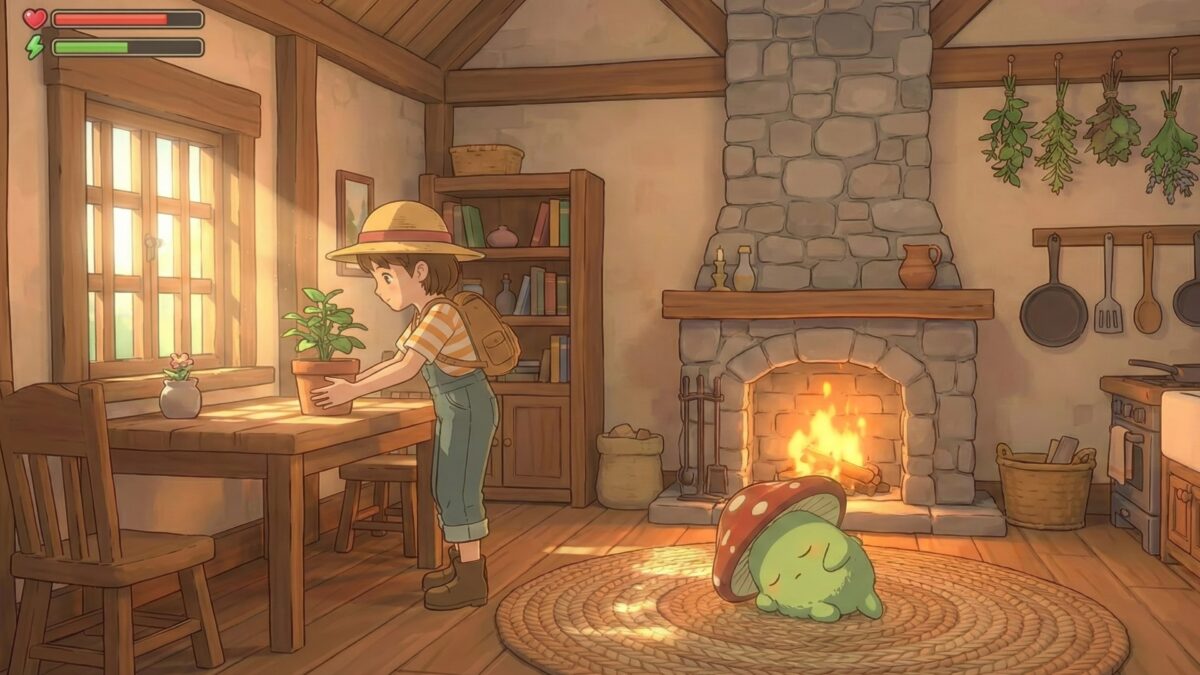 精靈在魔法森林中的棲息地