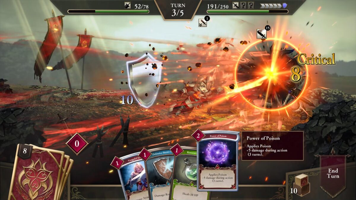 遊戲戰鬥畫面截圖