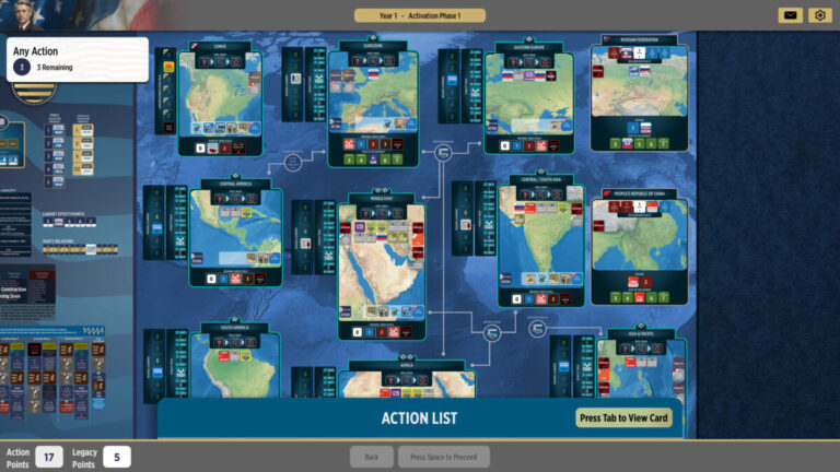 執掌全球霸權！知名桌遊神作改編《總統先生》登陸 Steam，入主白宮體驗最真實的【政治模擬】深度挑戰