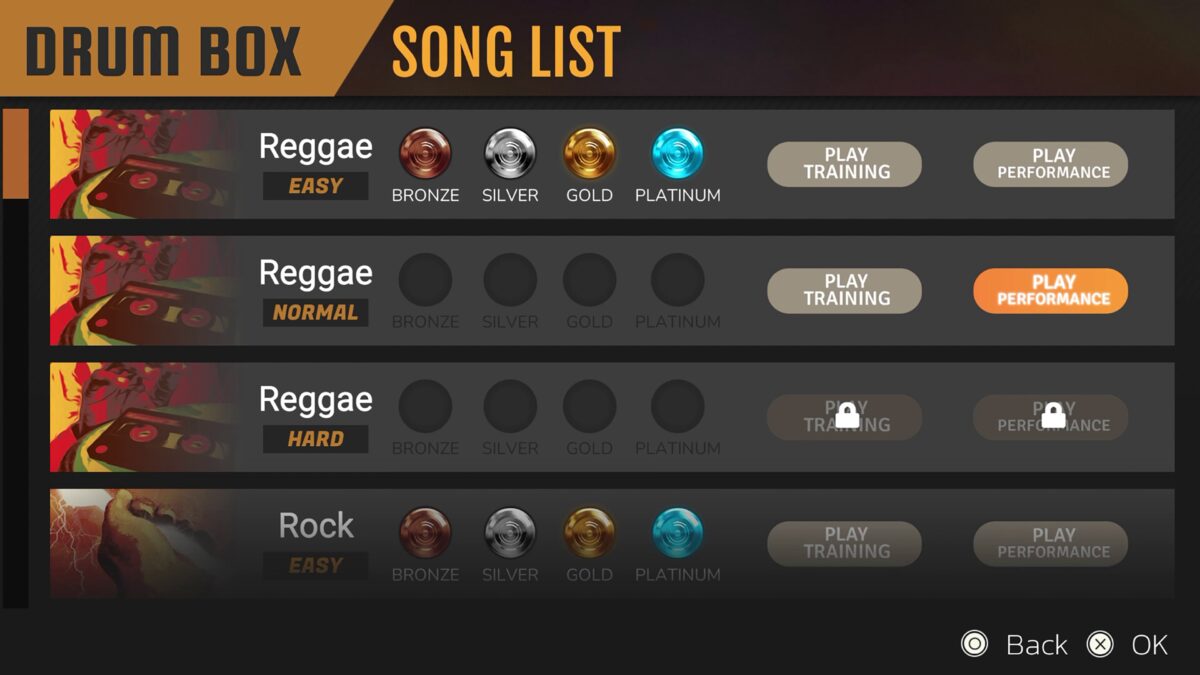 訓練模式介面詳細預覽