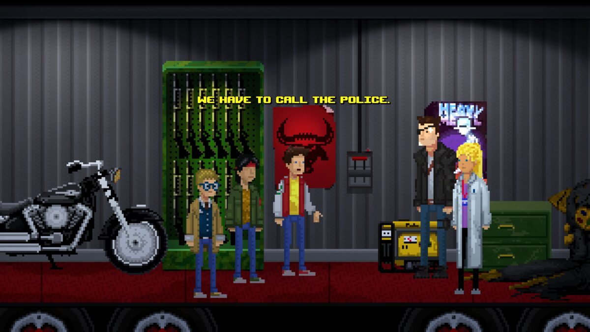 夜晚小鎮的探索畫面