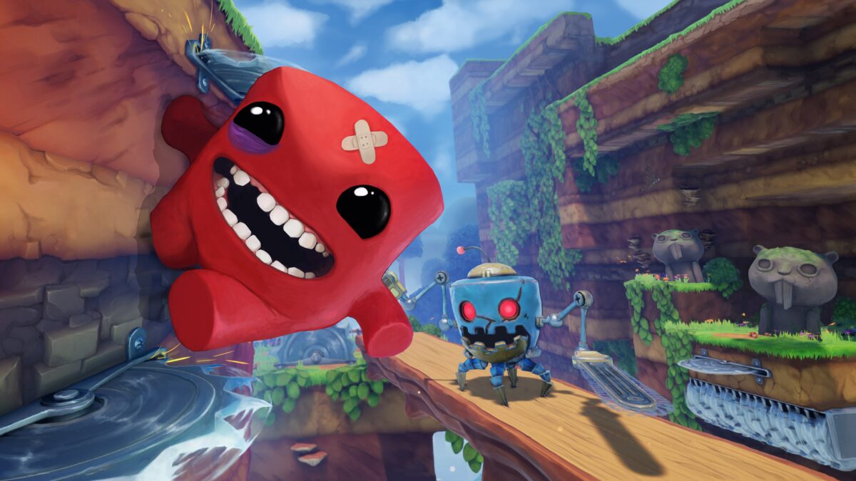 Super Meat Boy 3D 遊戲主視覺圖