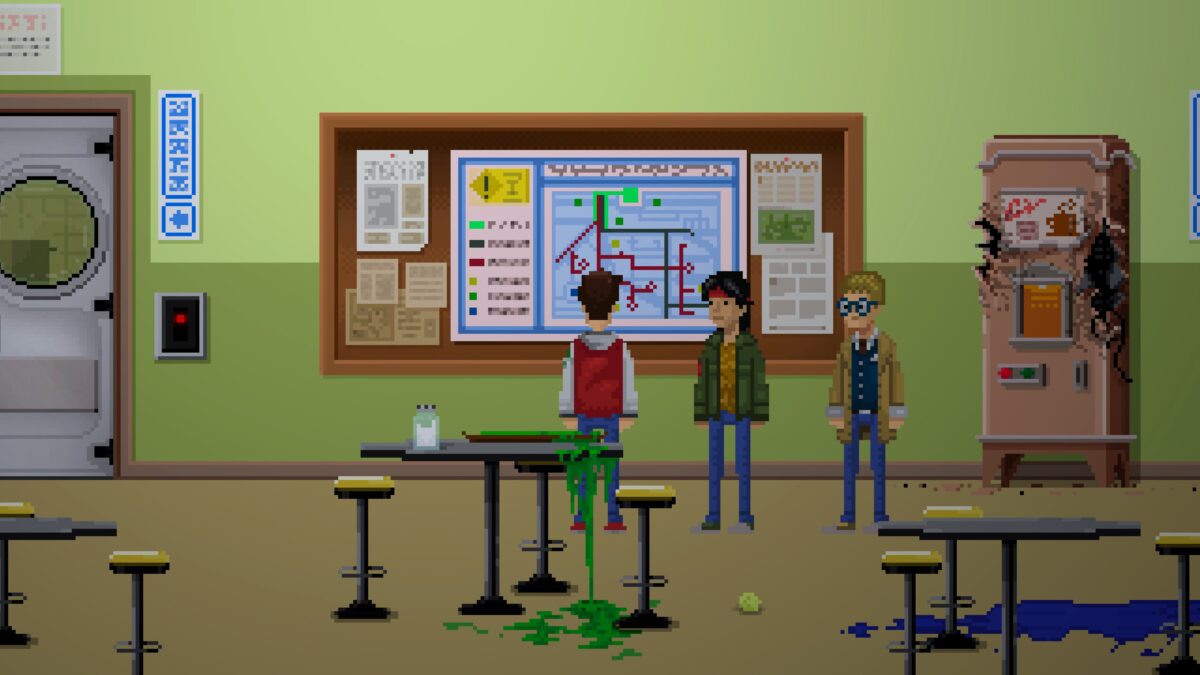 深夜的小鎮街道景色