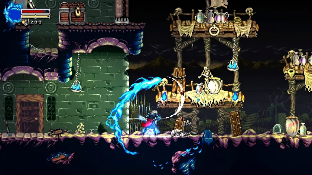 壯烈的首領戰場景