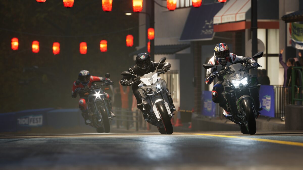 RIDE 6 賽後領獎畫面