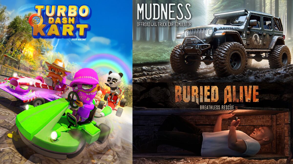 Turbo Dash Kart & Mudness Offroad & Buried Alive 遊戲封面
