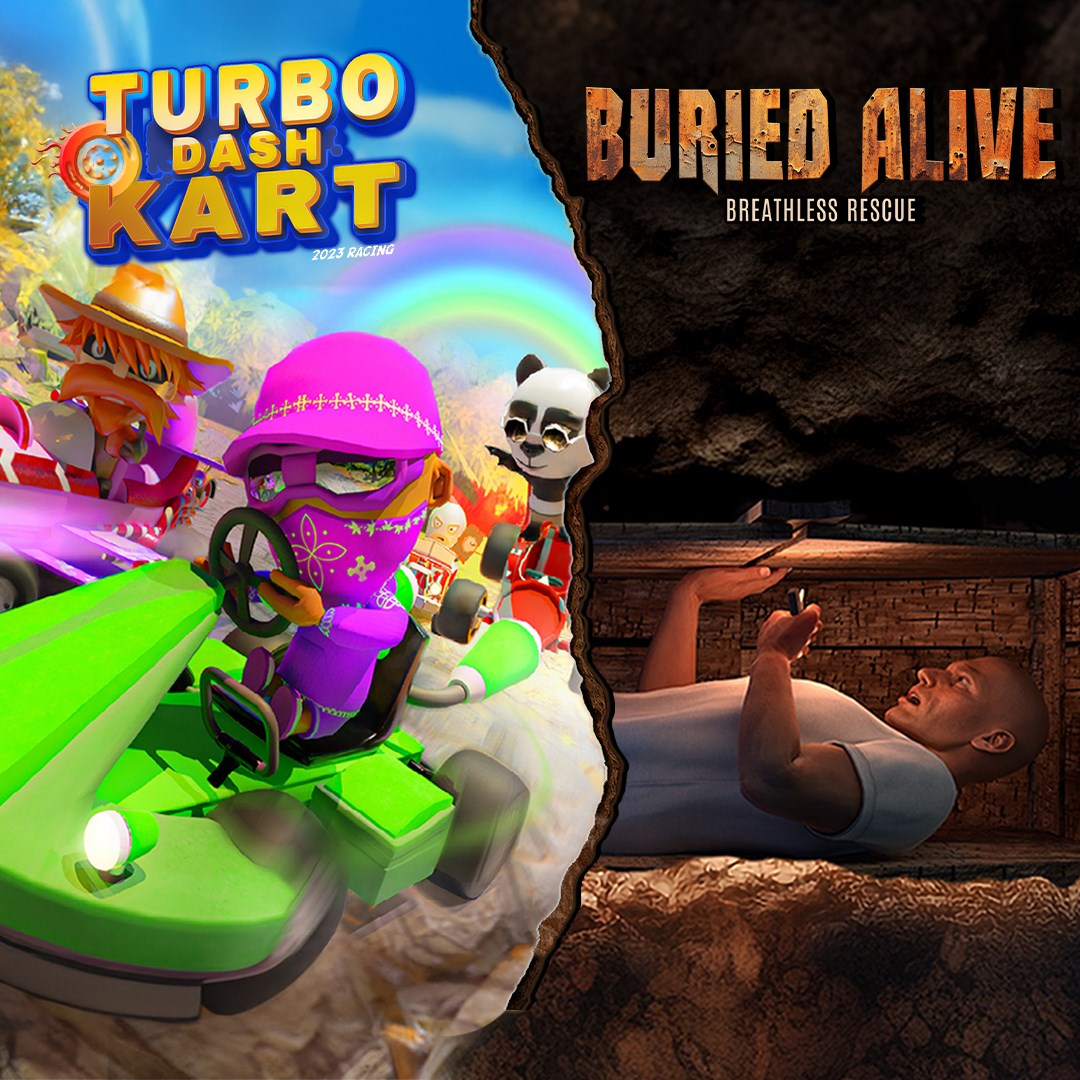 Turbo Dash Kart & Mudness Offroad & Buried Alive 同捆包封面