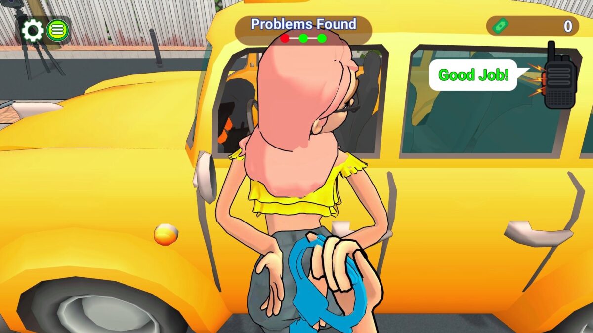 遊戲截圖：與市民互動並進行決策