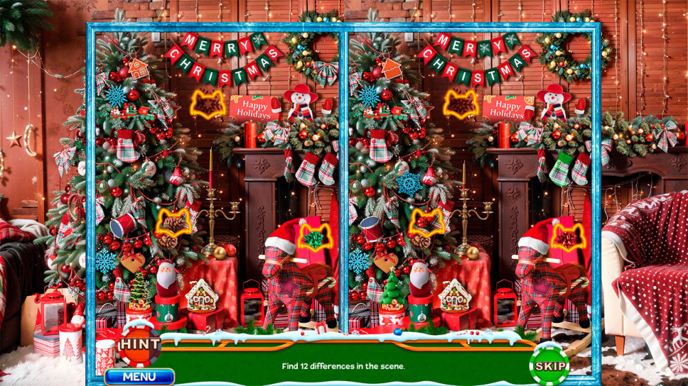 聖誕節穿越美國遊戲標題畫面