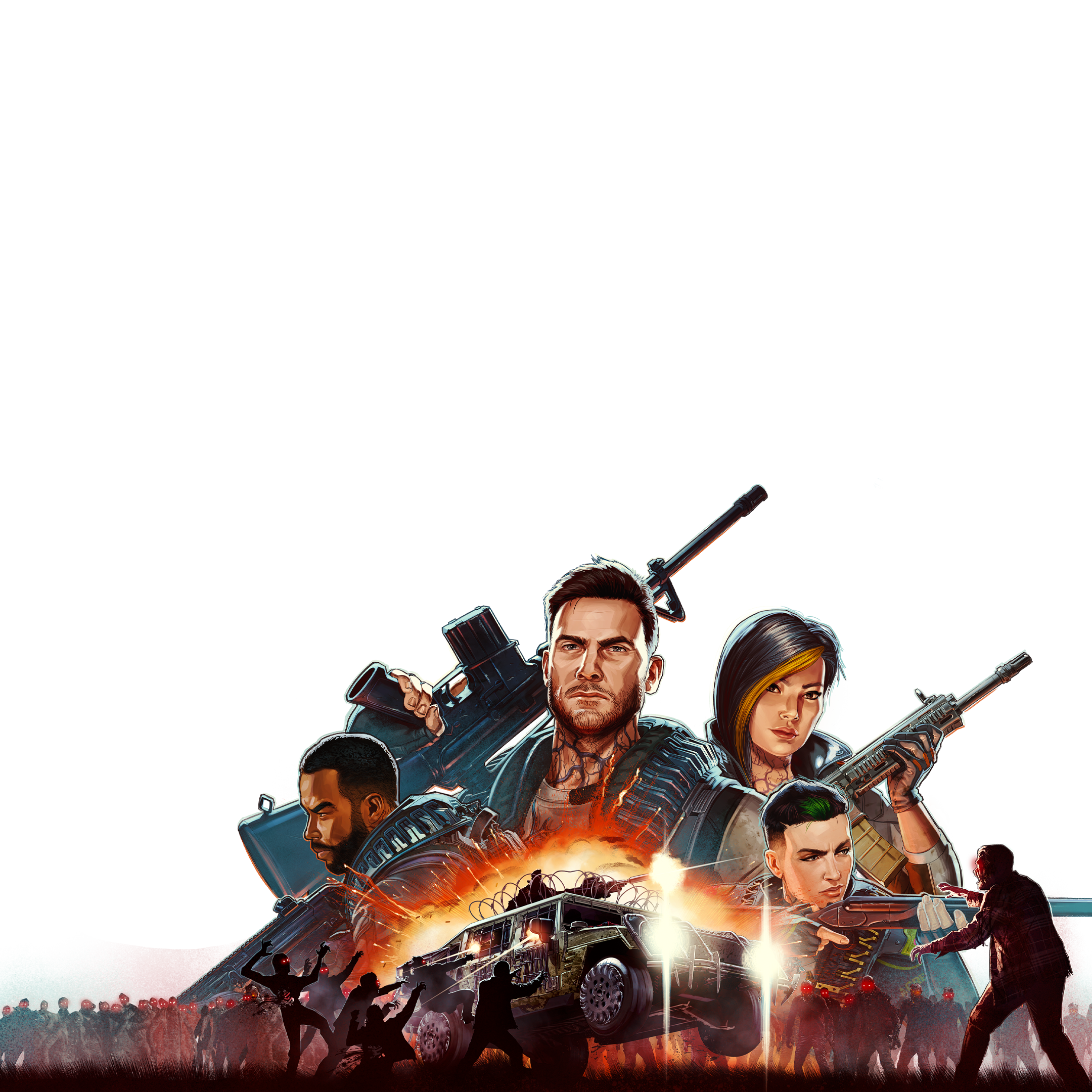 《John Carpenter’s Toxic Commando》主要角色視覺圖