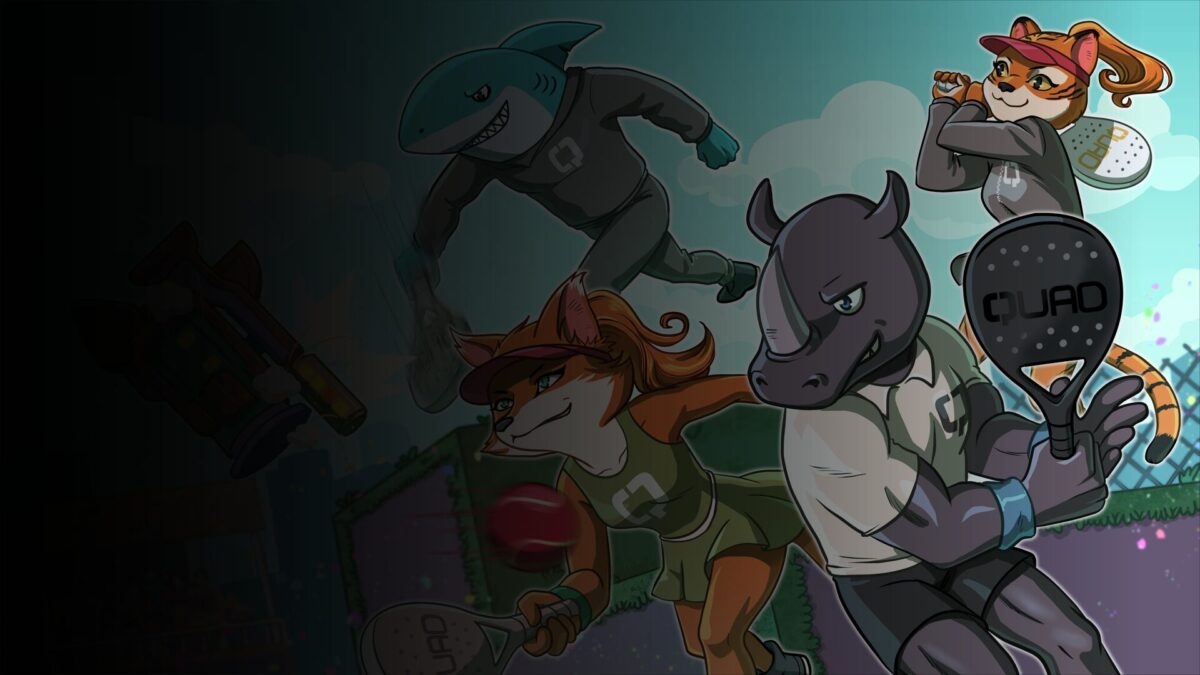 Pad Quad 遊戲背景藝術圖