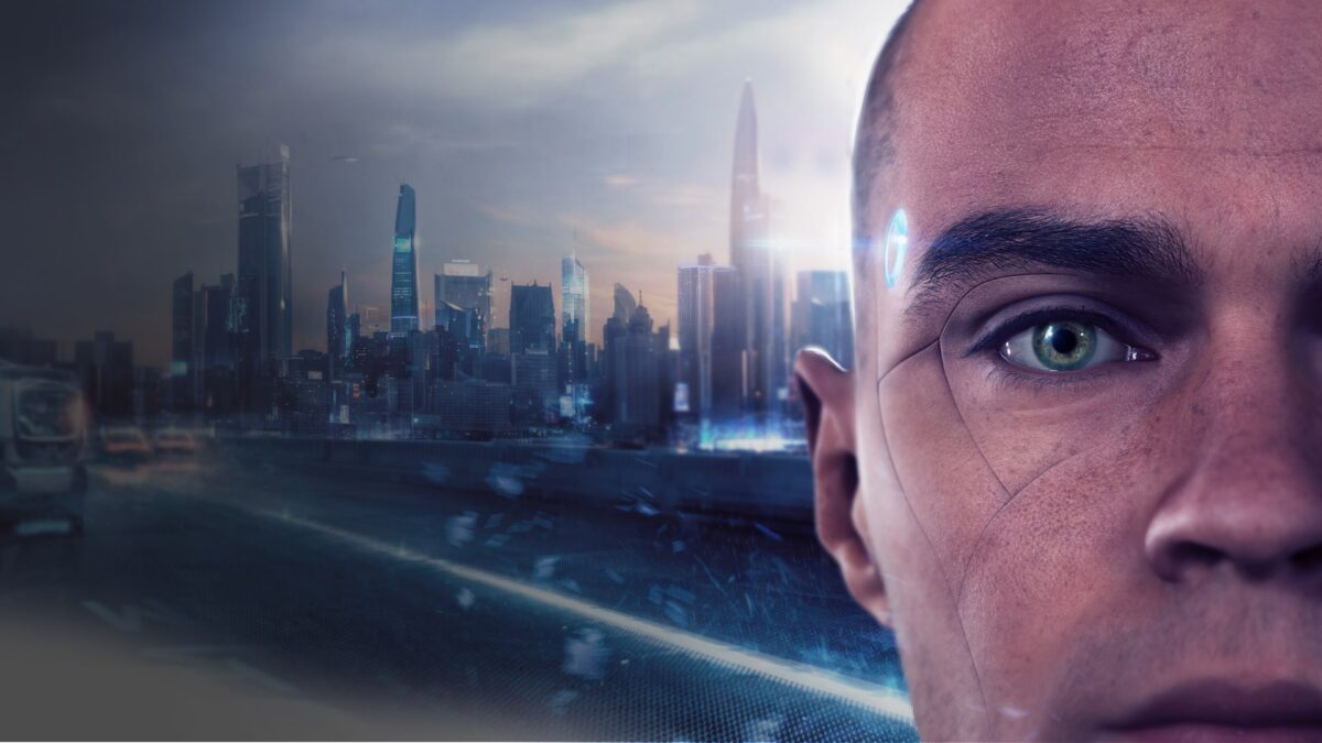 康納與底特律城市背景