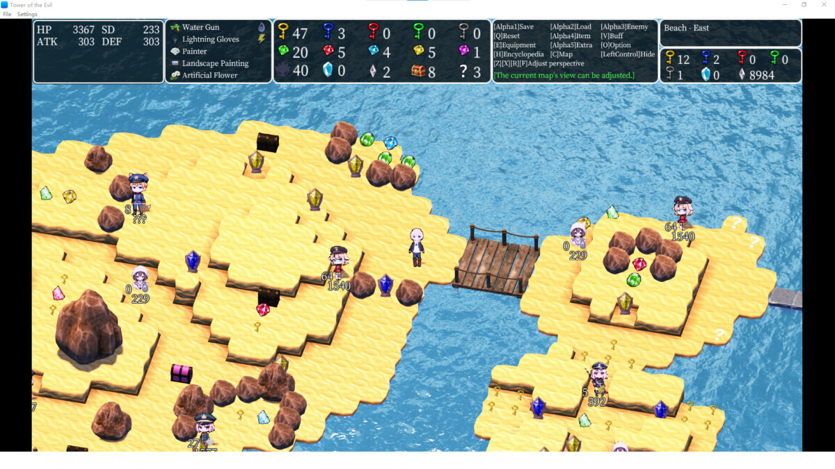 魔塔：八王之爭 遊戲戰鬥畫面截圖