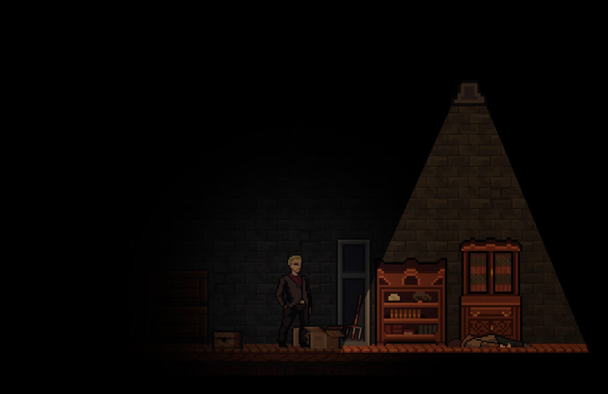 光影交錯的森林場景