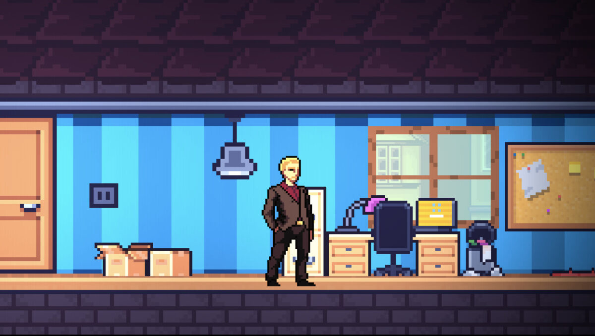 精緻的像素風格場景