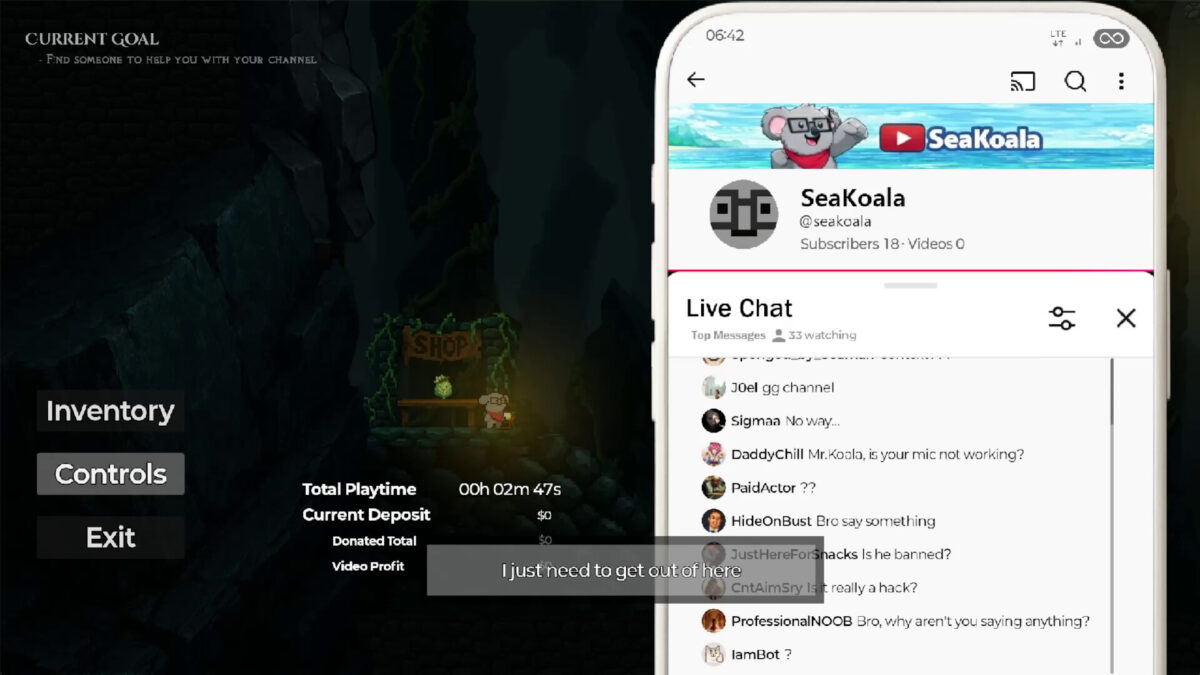 充滿挑戰性的跳躍場景