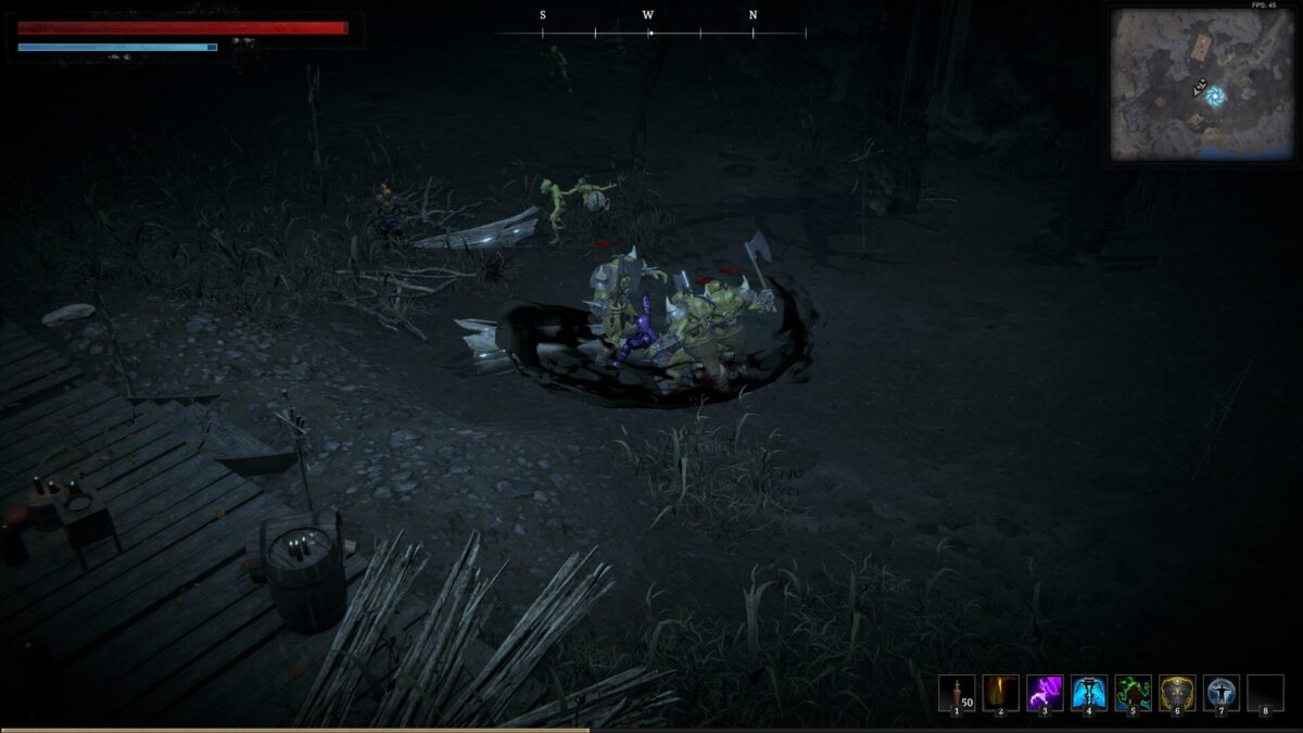 昏暗環境下的特殊視覺效果