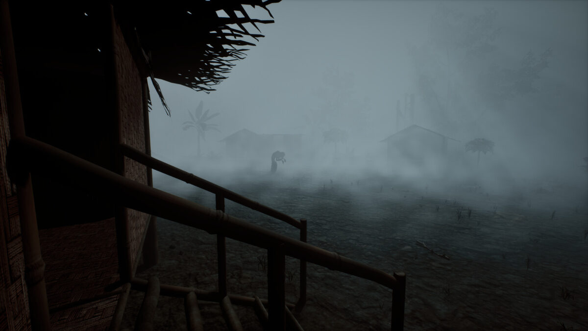 手持提燈的主角正在探索