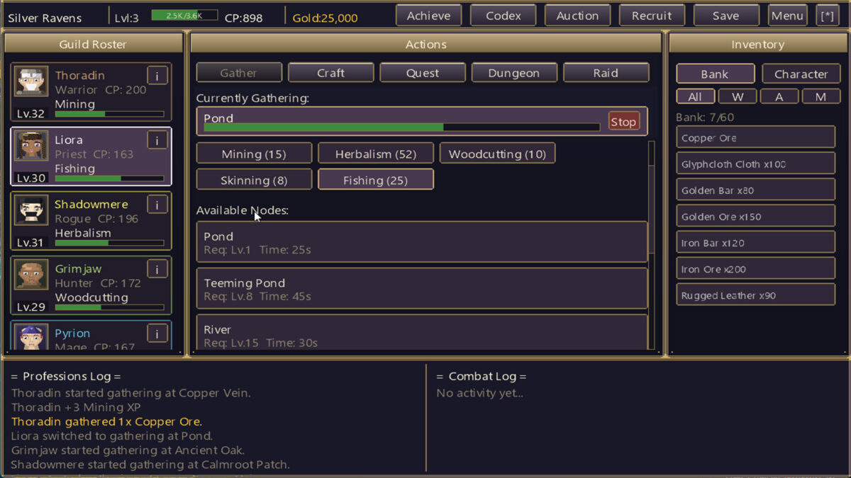 10-Man Idle 團隊數據與進度追蹤