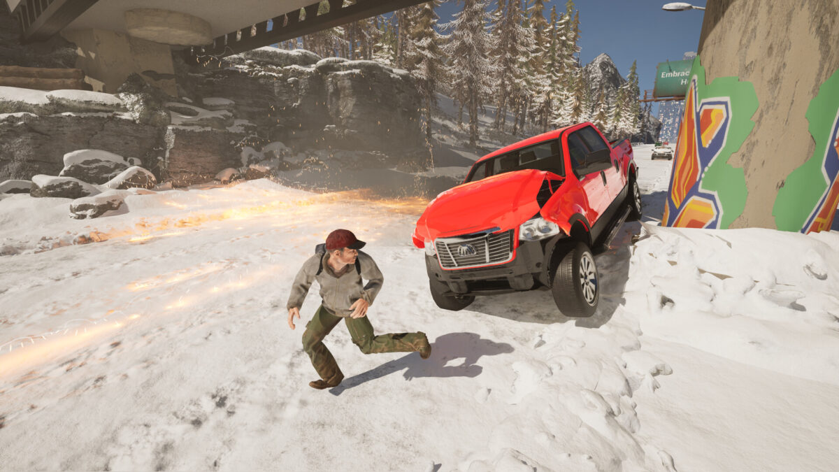 夜間進行陷阱佈置的視角