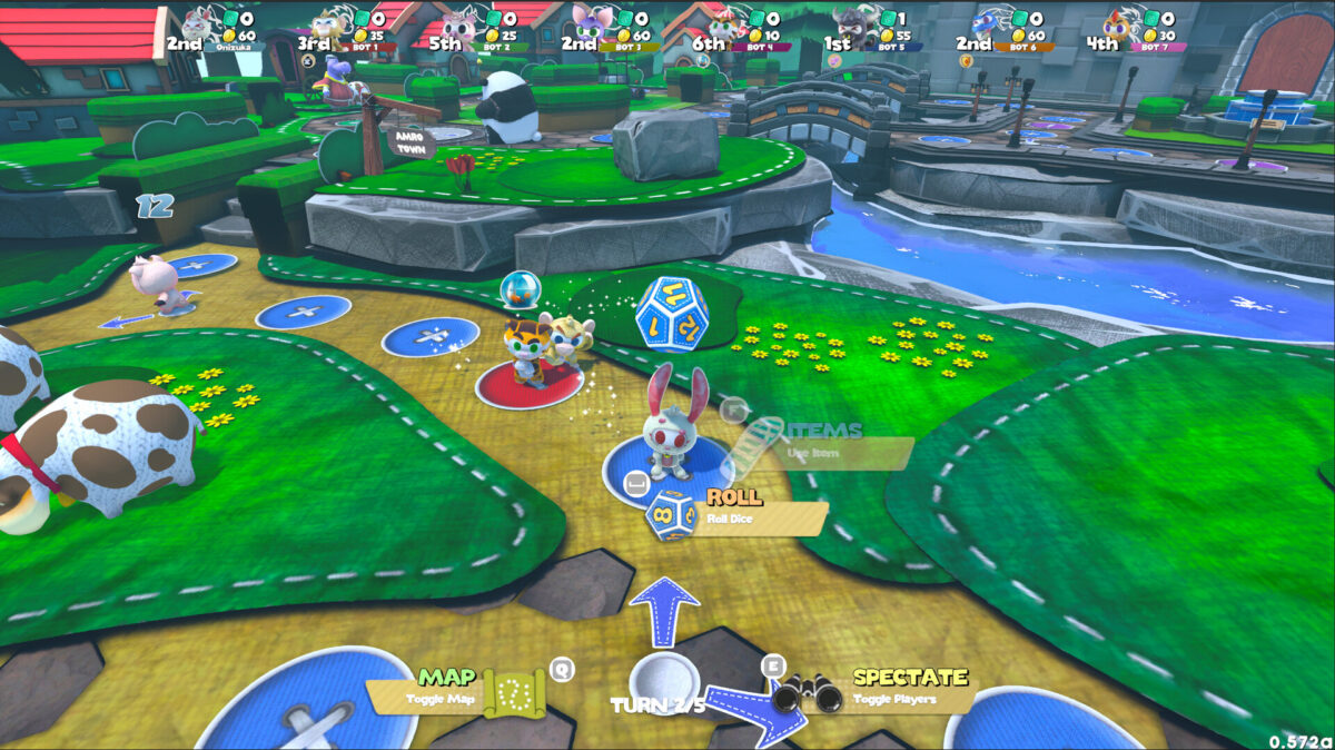 Lunars 遊戲截圖：豐富多彩的棋盤世界