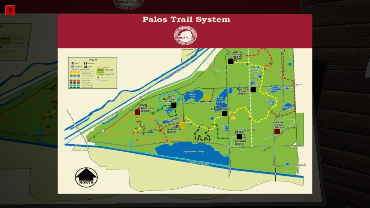 遊戲中的操作界面與道具收集