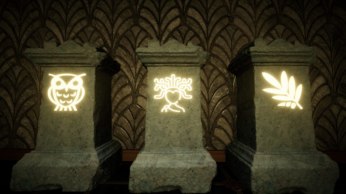 雕梁畫棟的神廟細節