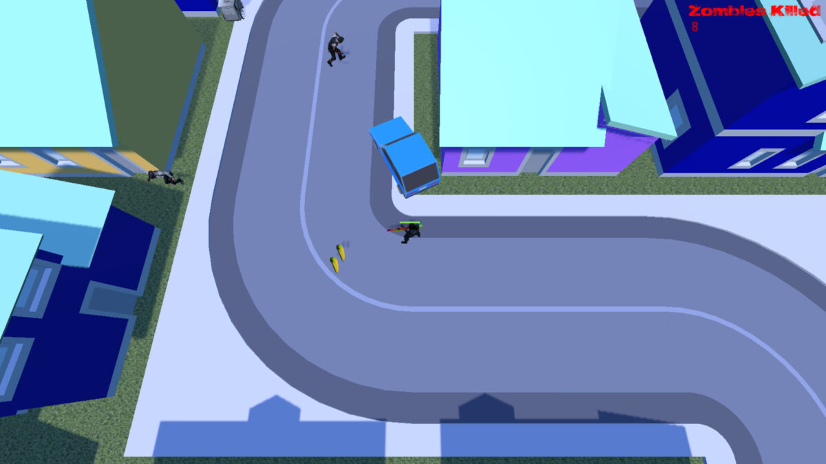 在森林區域與殭屍展開最後決戰