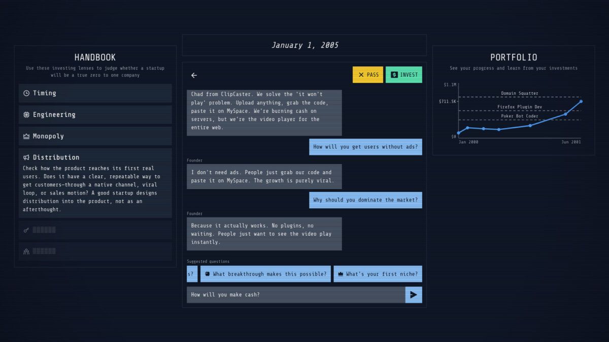 ZeroOne Terminal 數據分析畫面