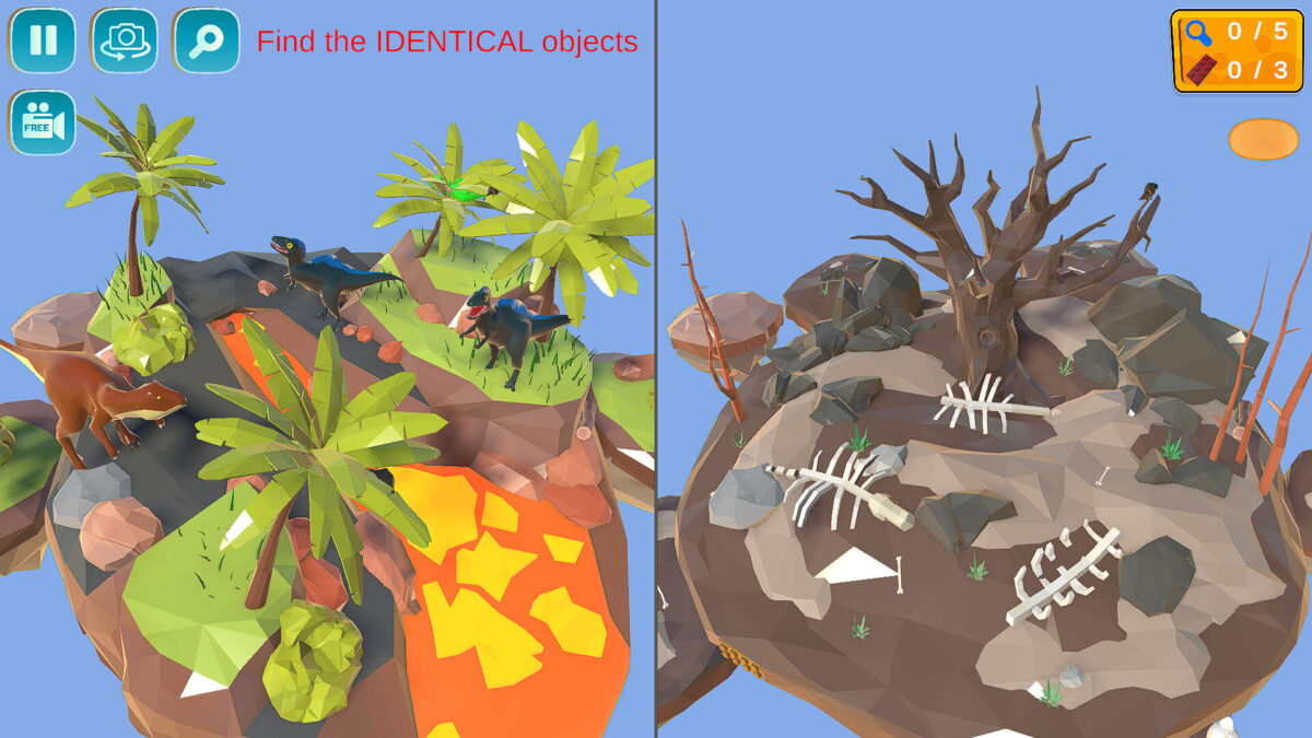 Find the Differences 3D 立體場景中的細節挑戰