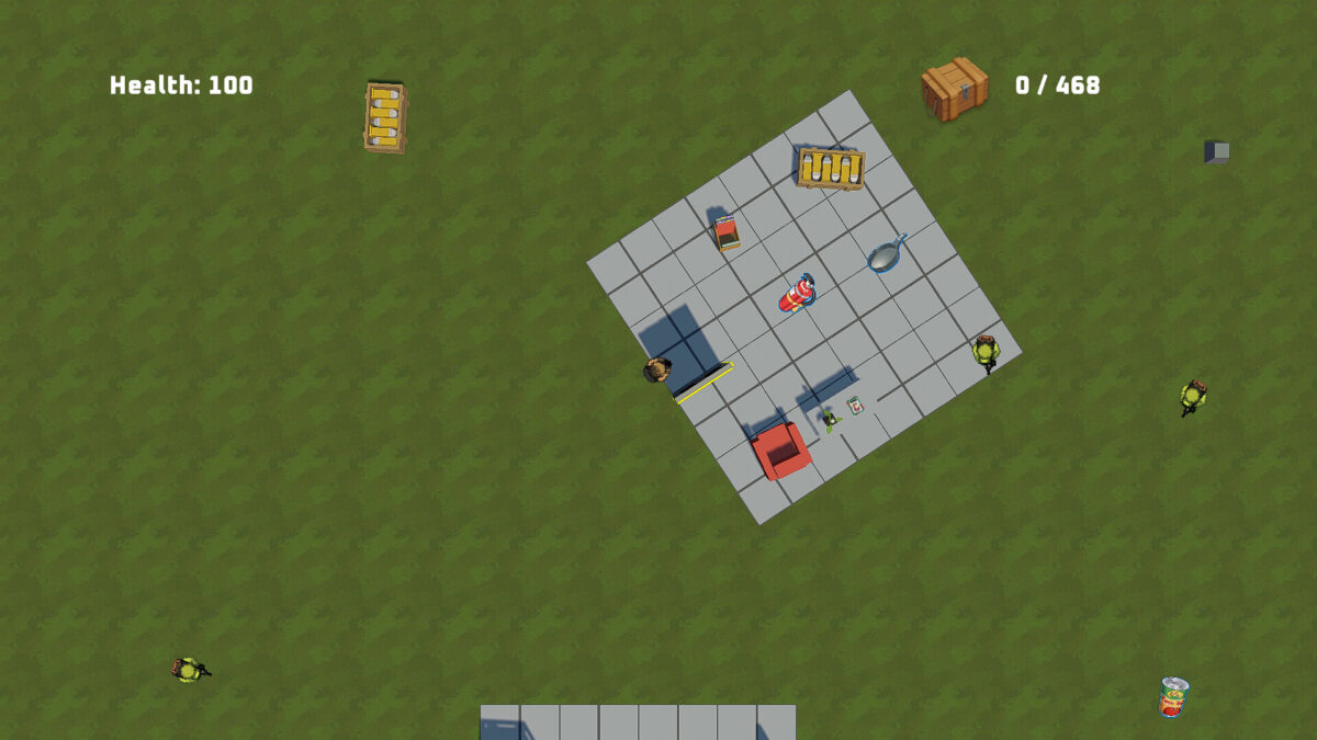 Agent C 基地全景：複雜的巡邏路徑