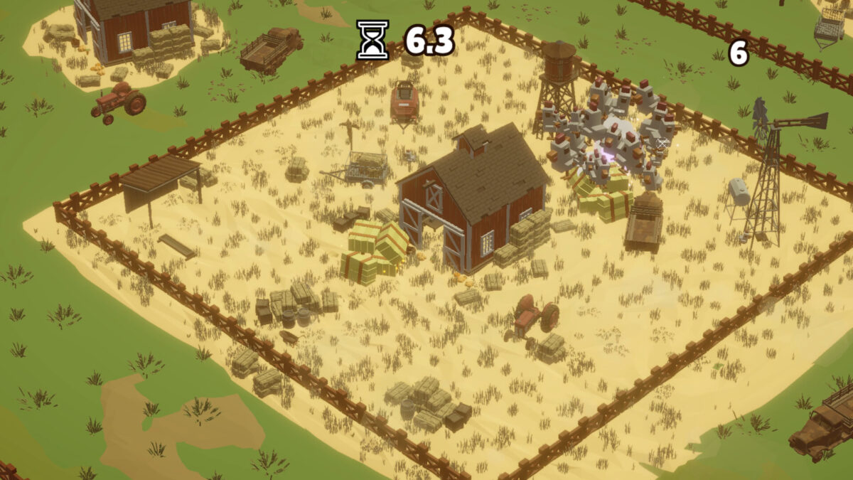 遊戲截圖 2 - 面對成群結隊的動物