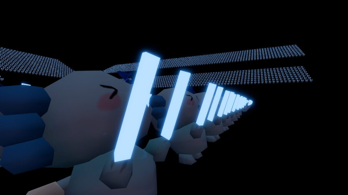 天使彼方的特寫鏡頭