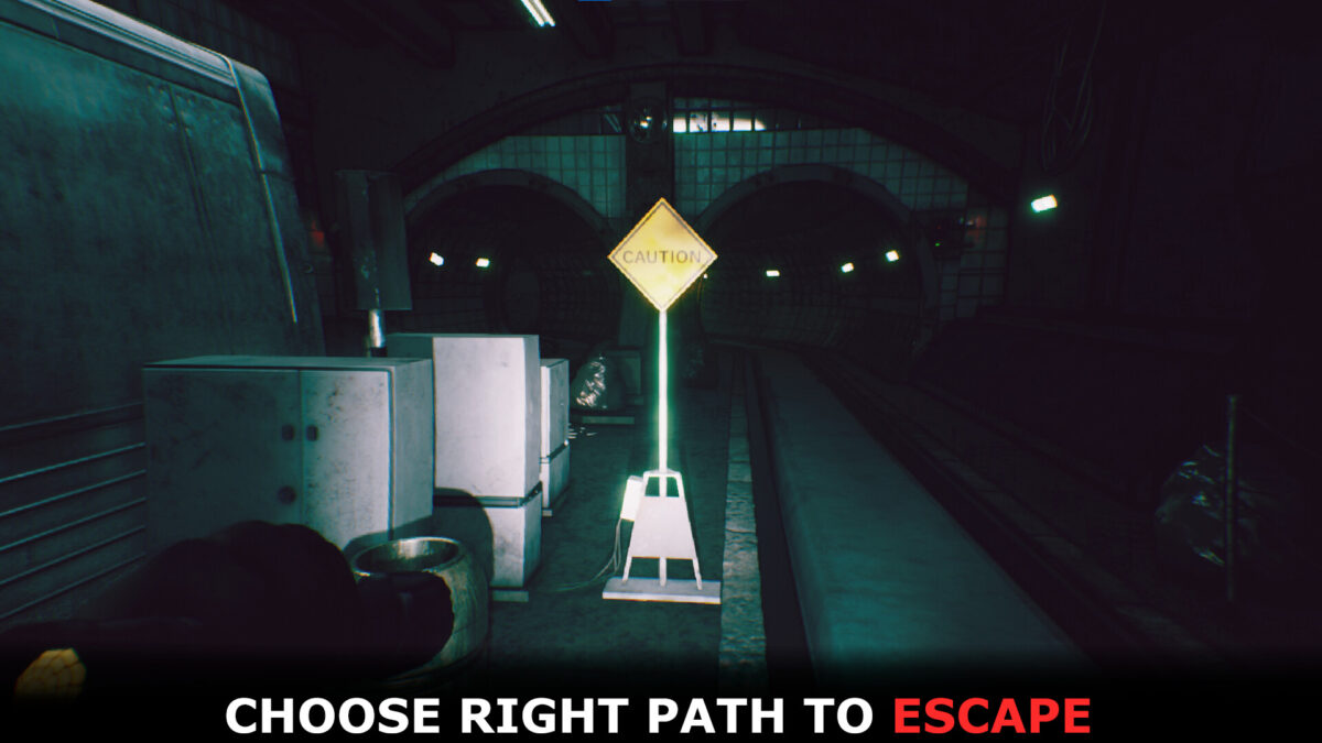 幽暗的室內場景與探索視角