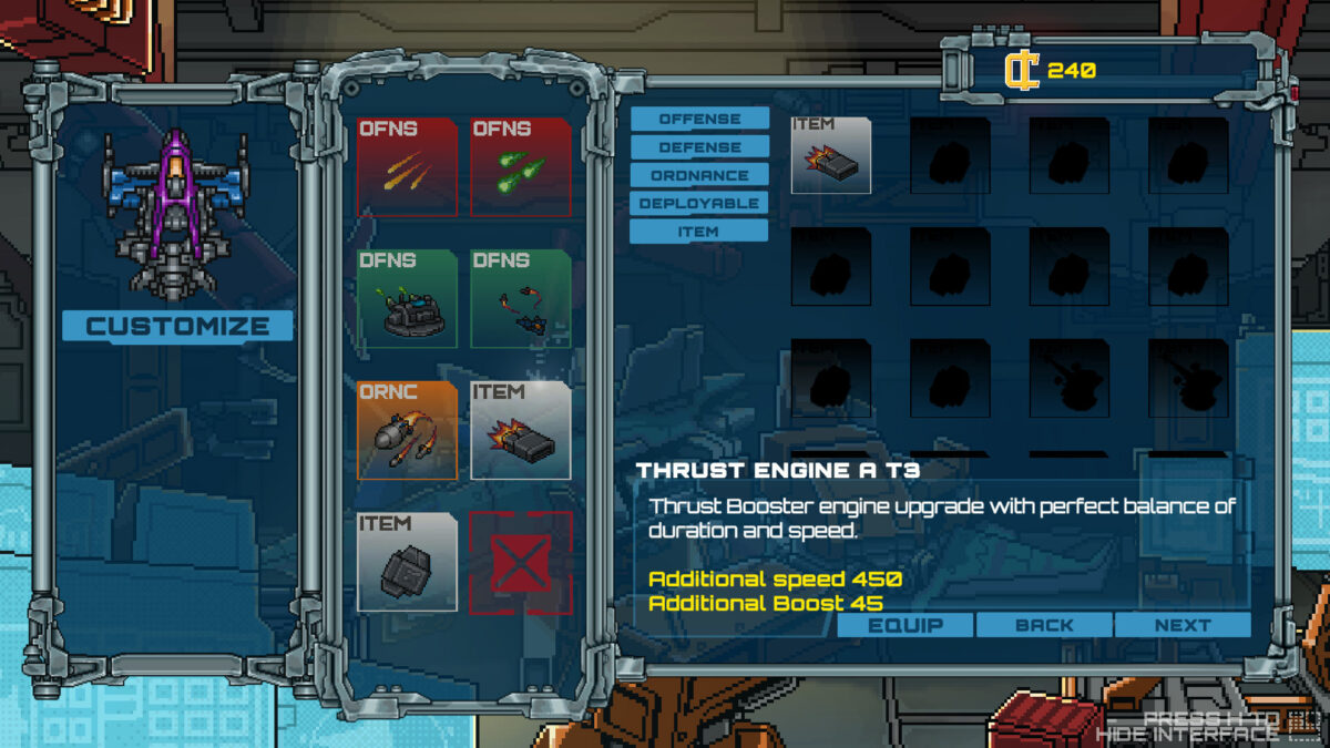 Hyperspace Striker 壯闊的星際場景與光影特效